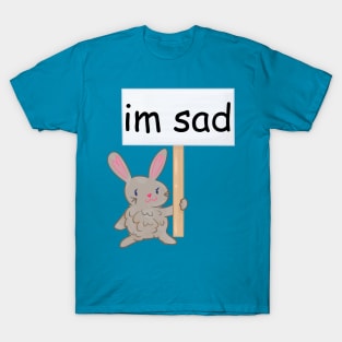 Sad Bun Sign T-Shirt